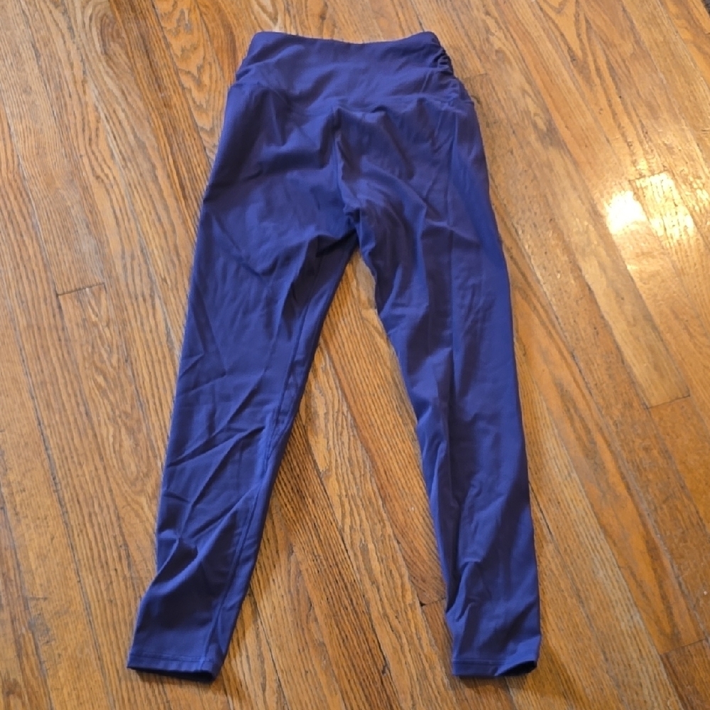 Ododos Purple Leggings with Wide Waistband S - Picture 3 of 3